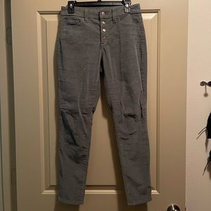 Target universal thread high rise corduroy skinny jeans